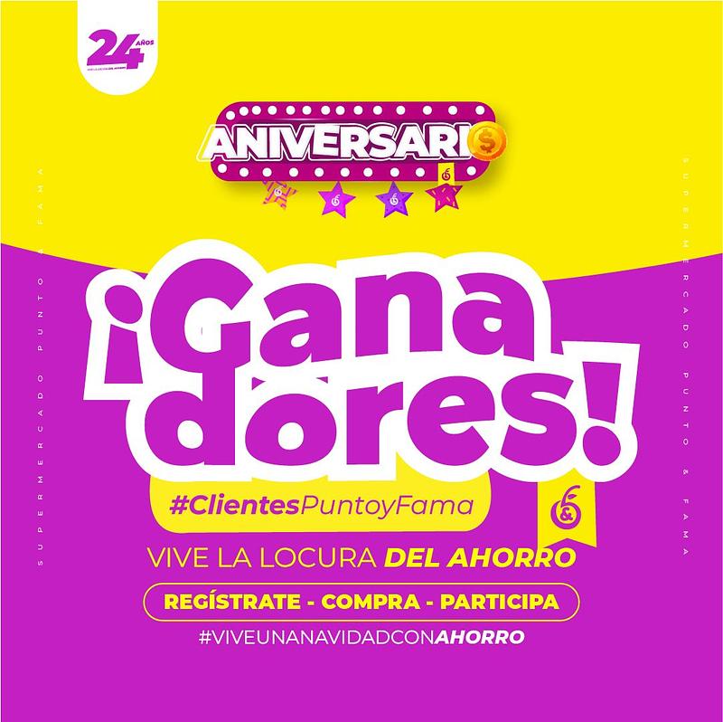 GANADORES DE CAMPAÑA ANIVERSARIO 2024