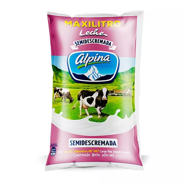 Leche Semidescremada Maxilitro Alpina