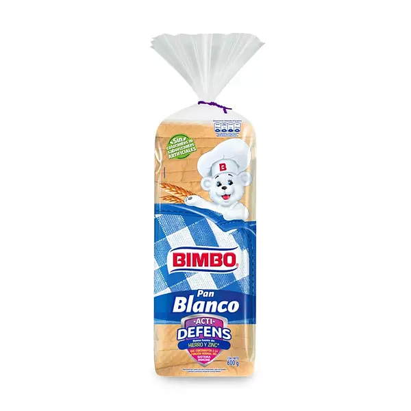 Pan Tajado Bimbo Acti Defens